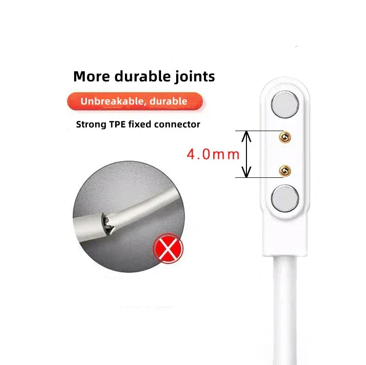 Universal Magnetic Charging Cable USB Dock Charger Power Line For Smart Watch Wristband Earphone Toothbrush Juicer Beauty Device