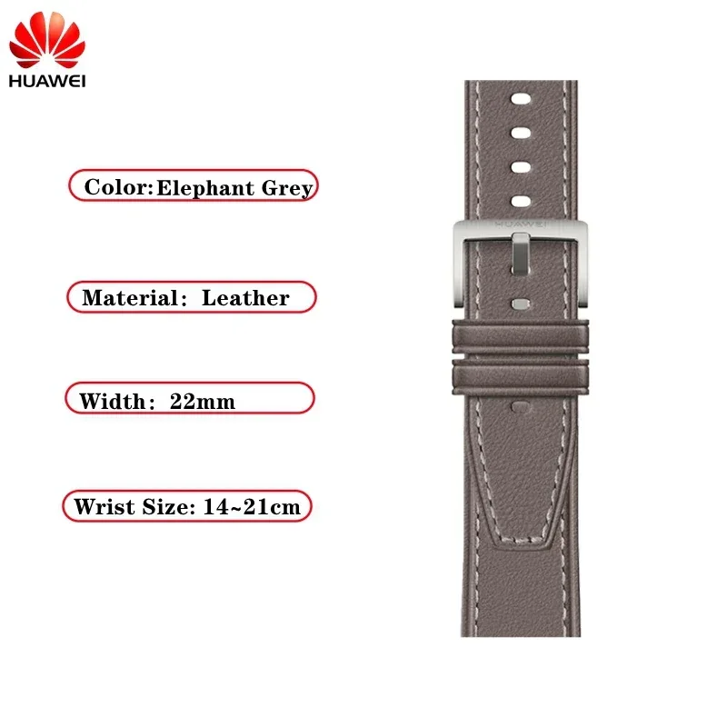 Original FKM Rubber Sport Band for Huawei GT3pro 46mm Titanium Watch Strap GT3 PRO Genuine Leather Band