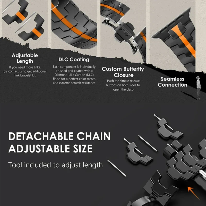 Steel Strap for Huami Amazfit T-rex 3/2 Trex Pro Metal Watch Band for Amazfit T-Rex Ultra Butterfly clasp Smartwatch Accessories