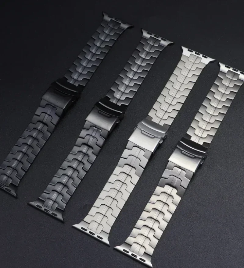 Titanium Strap for Apple Watch Ultra2 49mm 45 46 44mm 38mm 41mm Band Luxury Men's Style Bracelet for IWatch SE 10 9 8 7 6 5 4 3
