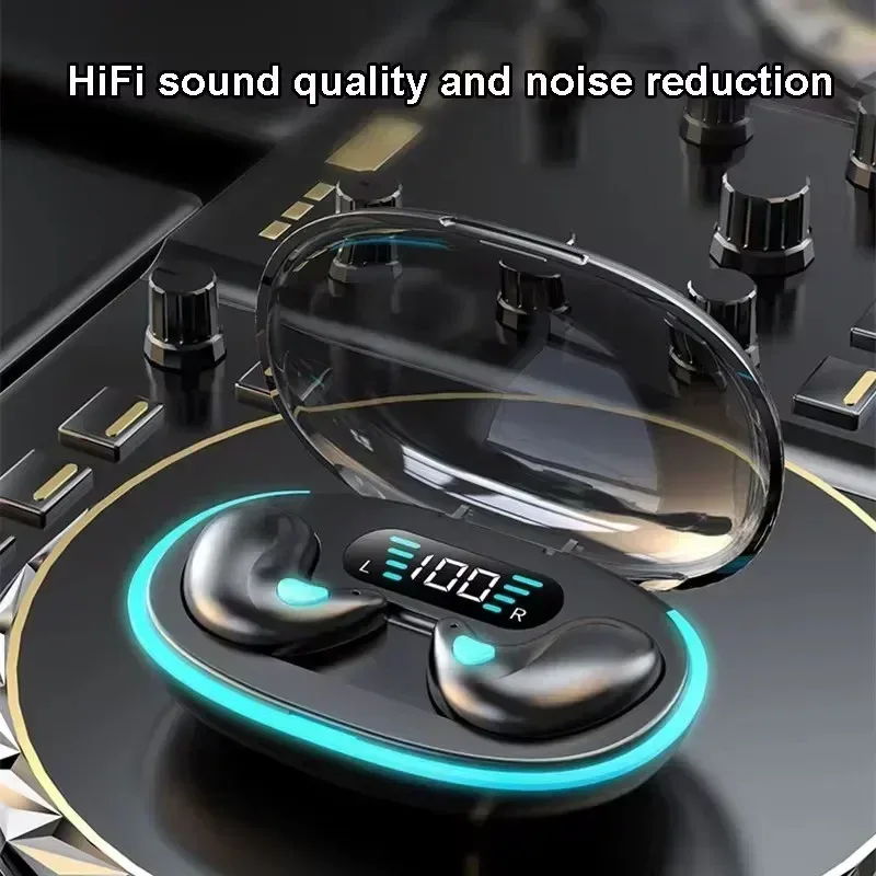 X55 Sleeping Earbuds Wireless Mini Headphones For Work TWS Bluetooth Earphone Stereo Hidden Headsets with Mic HD Call Waterproof