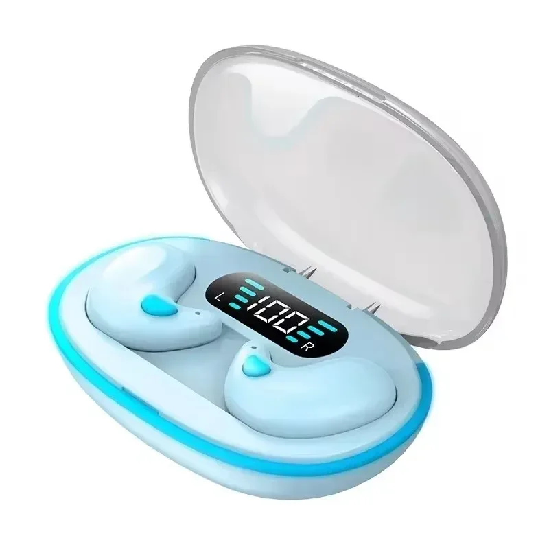 X55 Sleeping Earbuds Wireless Mini Headphones For Work TWS Bluetooth Earphone Stereo Hidden Headsets with Mic HD Call Waterproof