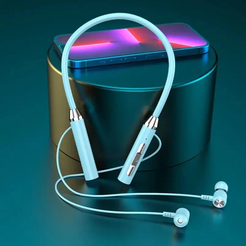 Wireless Bluetooth Earphone Magnetic Neckband Sport Headset TWS Bluetooth Headphones With Mic Stereo Earbuds For All Smartphones