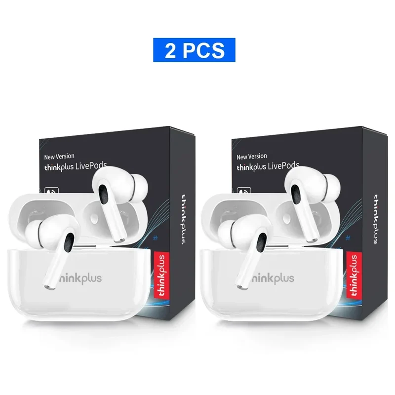 Original Thinkplus Wireless Bluetooth Earphones ANC Noise Reduction Earbuds HD Mic Call Gamer Headsets LED Touch Screen Control