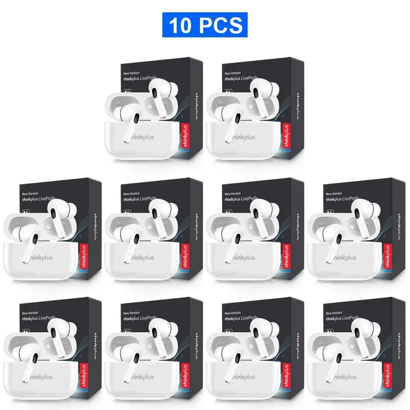 Original Thinkplus Wireless Bluetooth Earphones ANC Noise Reduction Earbuds HD Mic Call Gamer Headsets LED Touch Screen Control