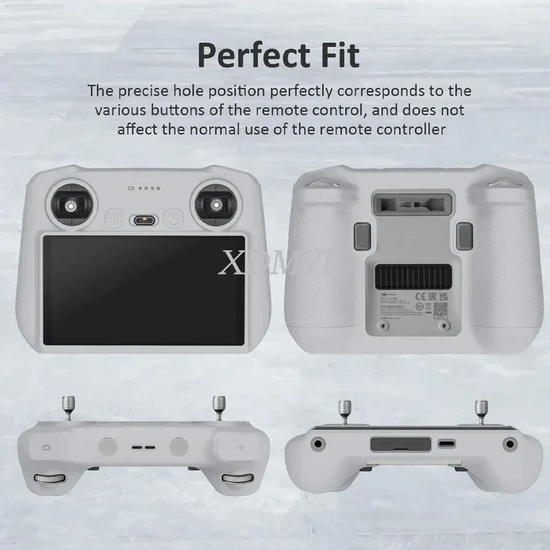 Silicone Case Protective Cover for DJI Mini 3/Mini 4/Mini 5 Pro/Flip/AIR 3S/Mavic 3/4 Pro/Neo/RC/RC 2 Remote Control Accessories