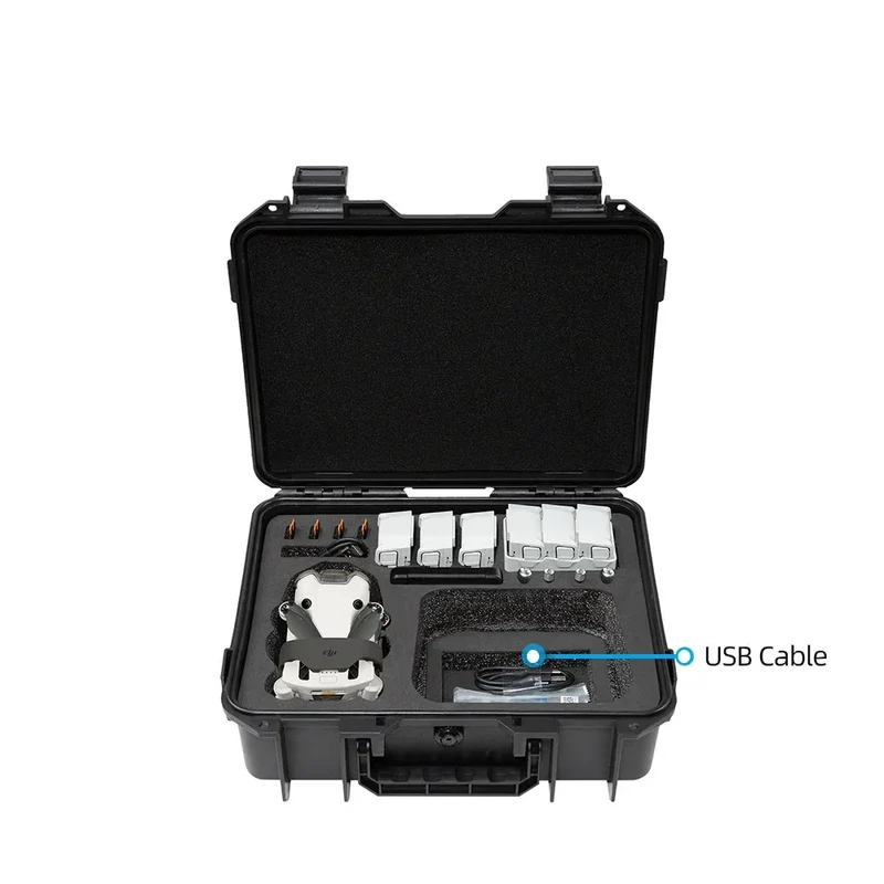 For DJI Mini 3/4Pro Case Mini 4 Pro Explosion Proof Case Mini 4 Pro Bag Portable Waterproof Box Hard Shell Large Capacity Case