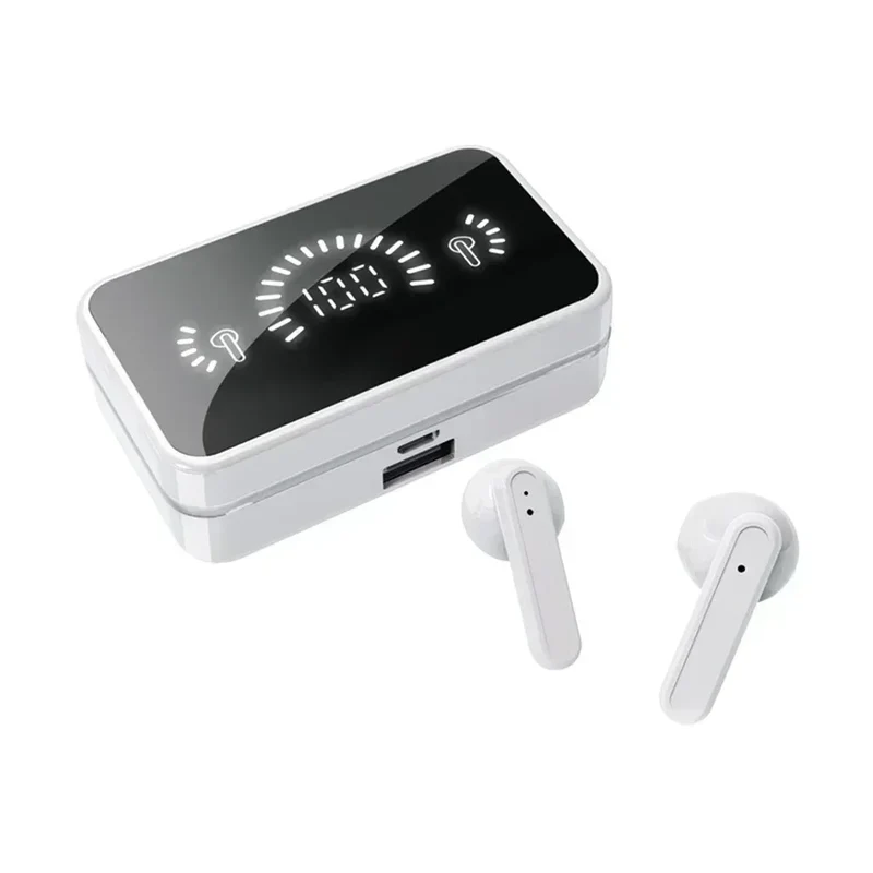 TWS Bluetooth-Compatible Earphones Stereo Sport Headset Waterproof Wireless Headphone Earbuds With Mic for all smartphones