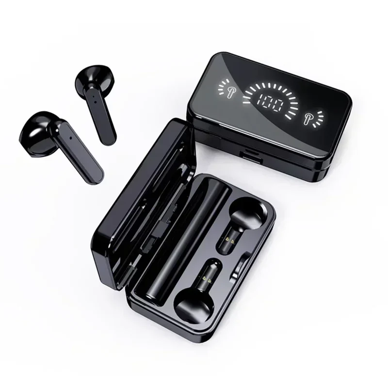 TWS Bluetooth-Compatible Earphones Stereo Sport Headset Waterproof Wireless Headphone Earbuds With Mic for all smartphones