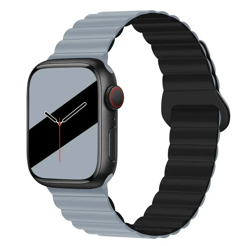 NEW Original Liquid Silicone Magnetic bands for Apple watch band Ultra 2 Series 9 SE iwatch 42mm 44mm 45mm 49mm 38mm 40mm 41mm