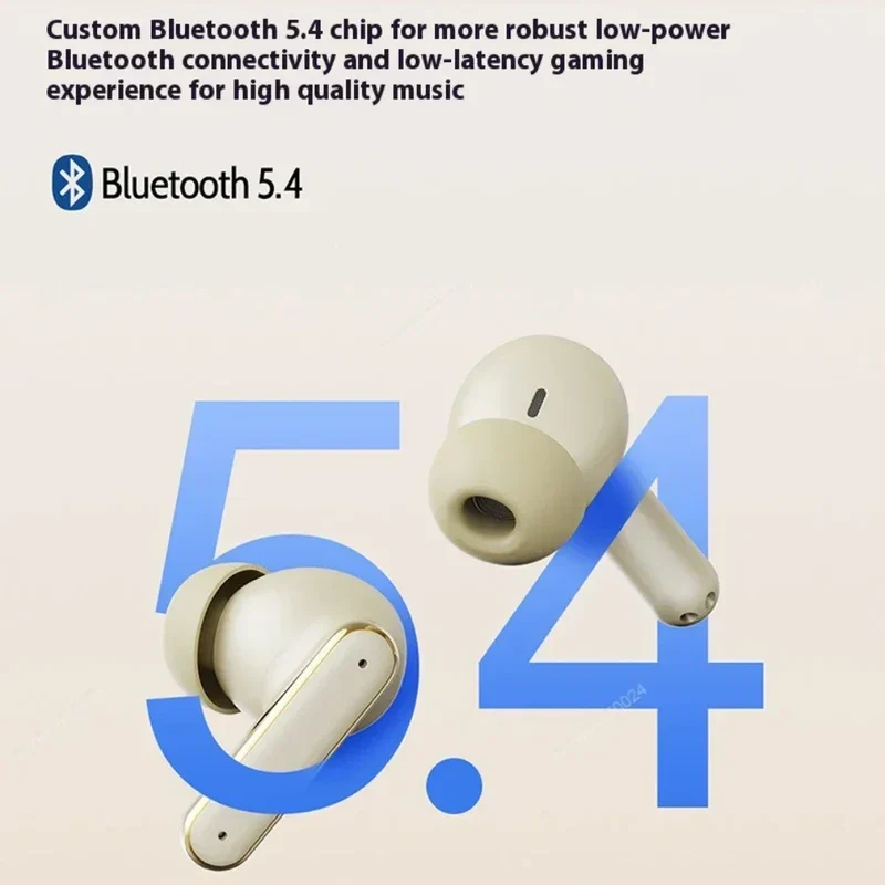 In-Ear Premium Leatherette Earphones Wireless True Headphones Bluetooth Ultra-Long Battery Life Noise Cancellation Technology