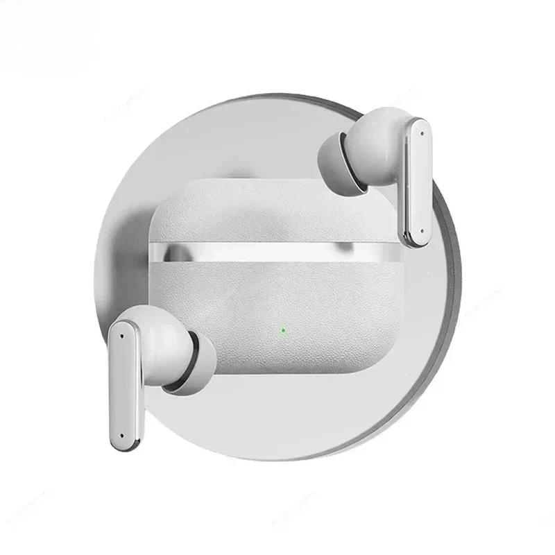 In-Ear Premium Leatherette Earphones Wireless True Headphones Bluetooth Ultra-Long Battery Life Noise Cancellation Technology