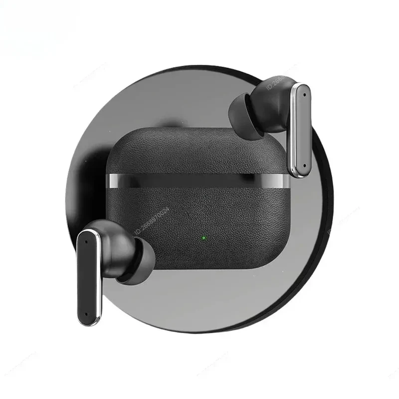 In-Ear Premium Leatherette Earphones Wireless True Headphones Bluetooth Ultra-Long Battery Life Noise Cancellation Technology