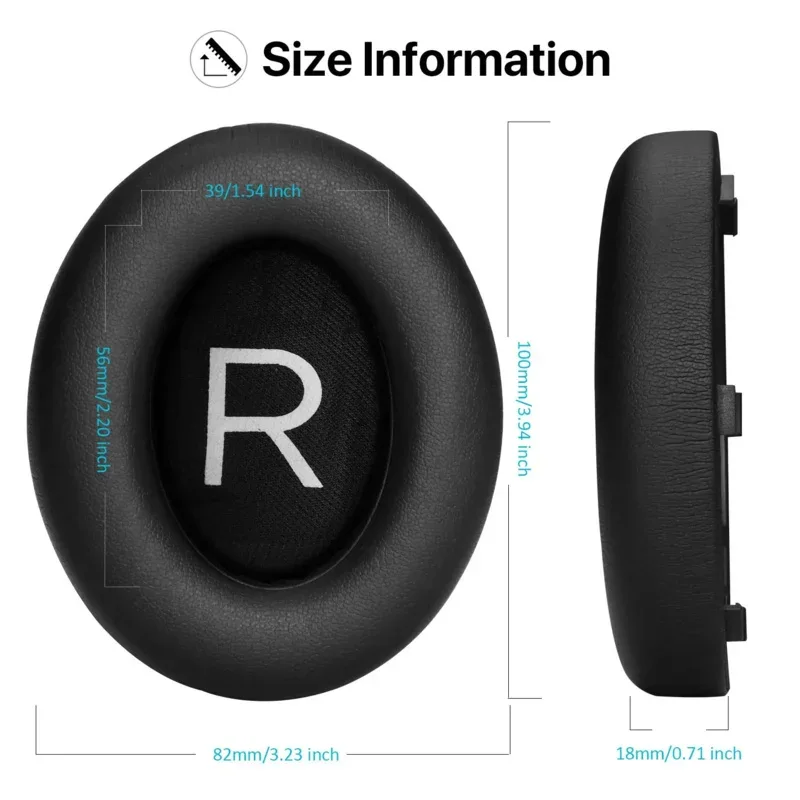 Replacement Ear Pads Earpads Cushion Kit Earmuffs Headband Repair Parts for Bos 700 NC700 Noise Cancelling Wireless Headphones