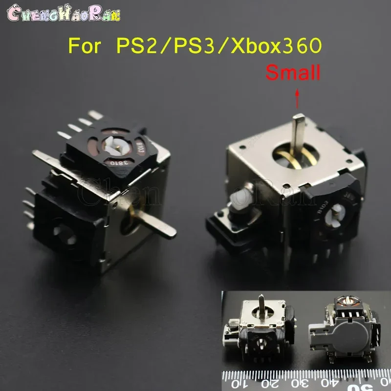 2Pcs 2sets For PS2 PS3 Xbox360 Controller 3D Rocker Joystick Axis Analog Sensor Repair Parts Accessories Gamepad Small Hole