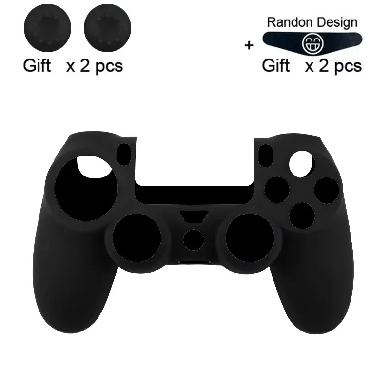 DATA FROG Silicone Protective Case for PS4 Controller – Anti-Slip Soft Cover for PS4 / PS4 Pro / PS4 Slim Gamepad