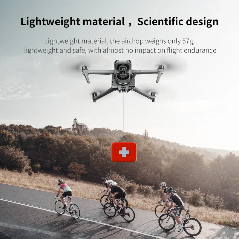 Airdrop System For DJI Air 3S/Air 3 Proposal Delivery Device Dispenser Thrower Dropping Transport For DJI Air 3 Accessories