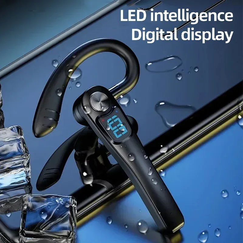 Wireless Headphones With Microphone Bluetooth Earphones ENC Noise Cancelling Hands-free Headset Busines Auriculares Driving