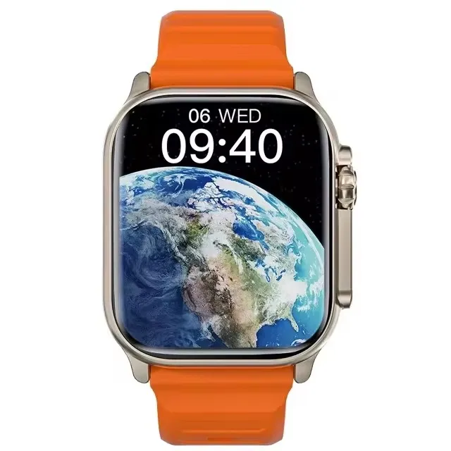 Wholesale T900 Ultra Smart Watch Men 49mm Series 9 AMOLED Screen NFC Compass Waterproof For Apple Watch IWO Ultra 9 Smartwatch