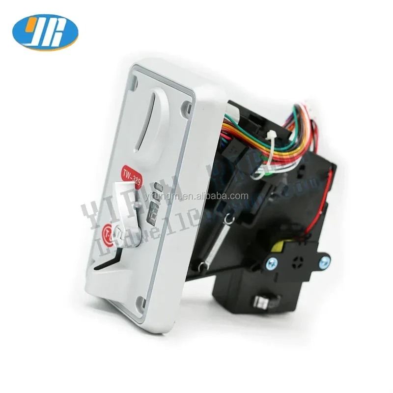 Factory Price TW-389 High Electronic Coin Acceptor 12V LED Crane Machine Plastic Coin Pusher Front Insertion Amusement Board