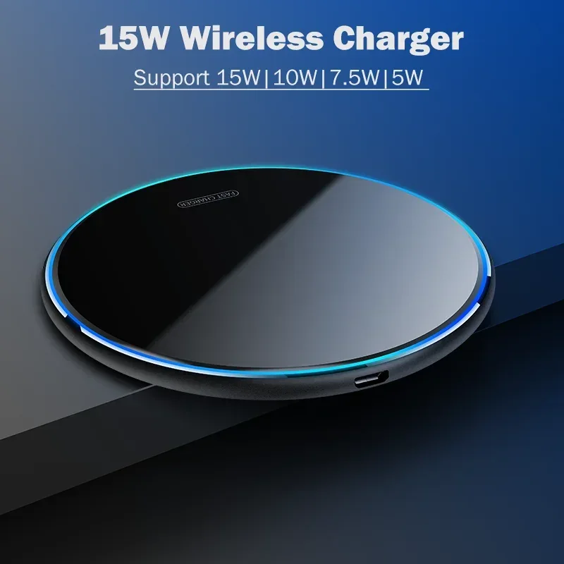 Wireless charger suitable for Motorola Edge 40 50 Pro 30 Ultra 50 Neo Moto Edge 2023 2024 15W fast charging, with USB cable