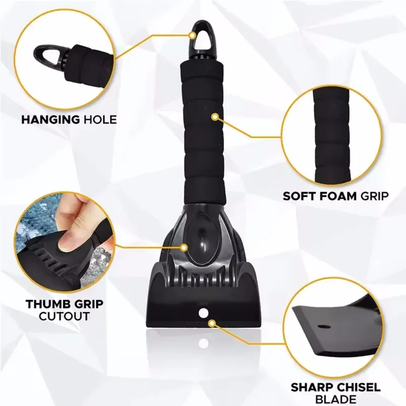 Car Snow Shovel Portable Ice Scraper Snow Brush Windshield Defrosting Snow Remove Broom Winter Auto Cleaner Tool Accessories