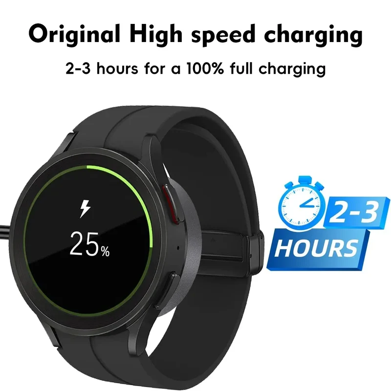 Wireless charger Galaxy Watch Charger for Galaxy Watch 3/4 5/6/7 Active1-2 Ultra FE watch cable USB-A USB-C
