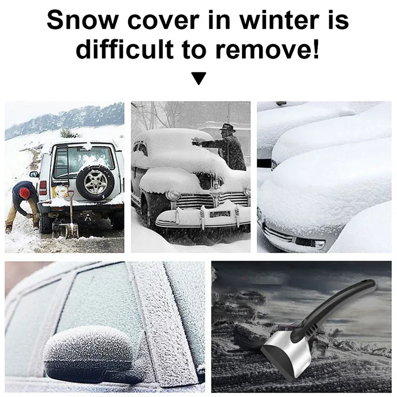 Ice Scrapers for Car Windshield-Winter Windshield Scraper for Ice and Snow, Car Window Scraper for Snow and Ice