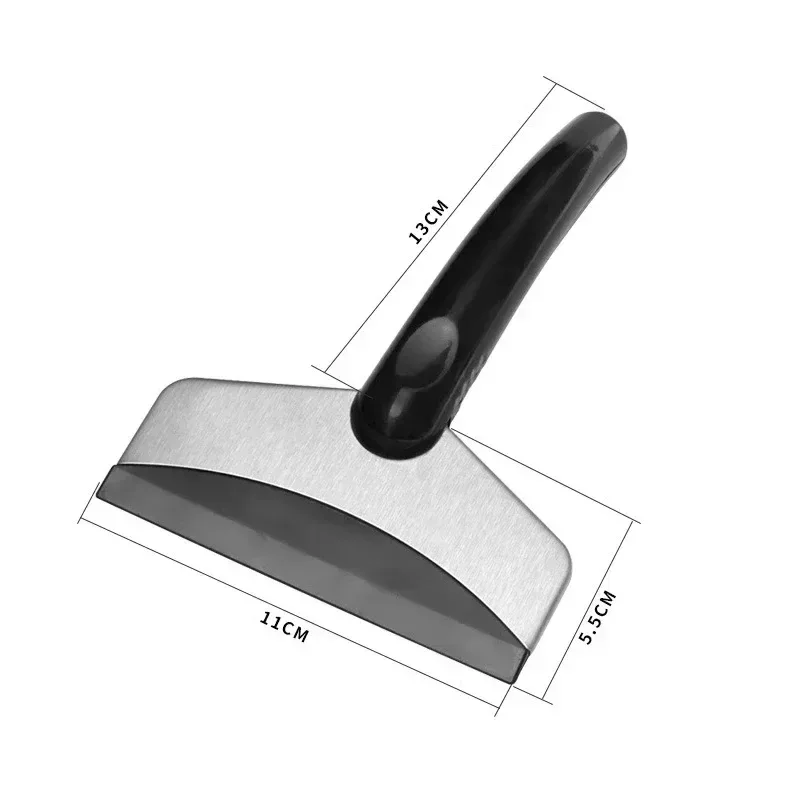 Durable Car Ice Scraper Snow Removal Shovel Windshield Glass Defrost Removal Automotive Winter Stainless Steel Car Accessories