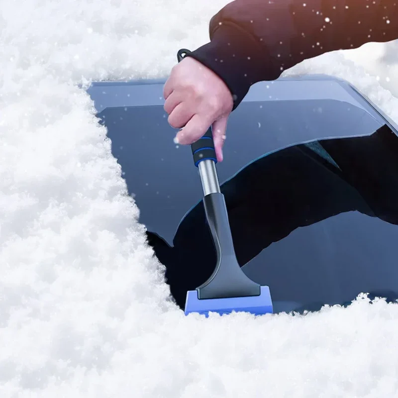 Car Snow Shovel With Sponge Handle Extendable Ice Scraper Defrosting Snow Removers Windshield Snow Remover Auto Cleaner Tools