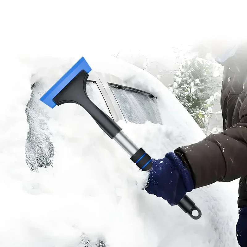 Car Snow Shovel With Sponge Handle Extendable Ice Scraper Defrosting Snow Removers Windshield Snow Remover Auto Cleaner Tools