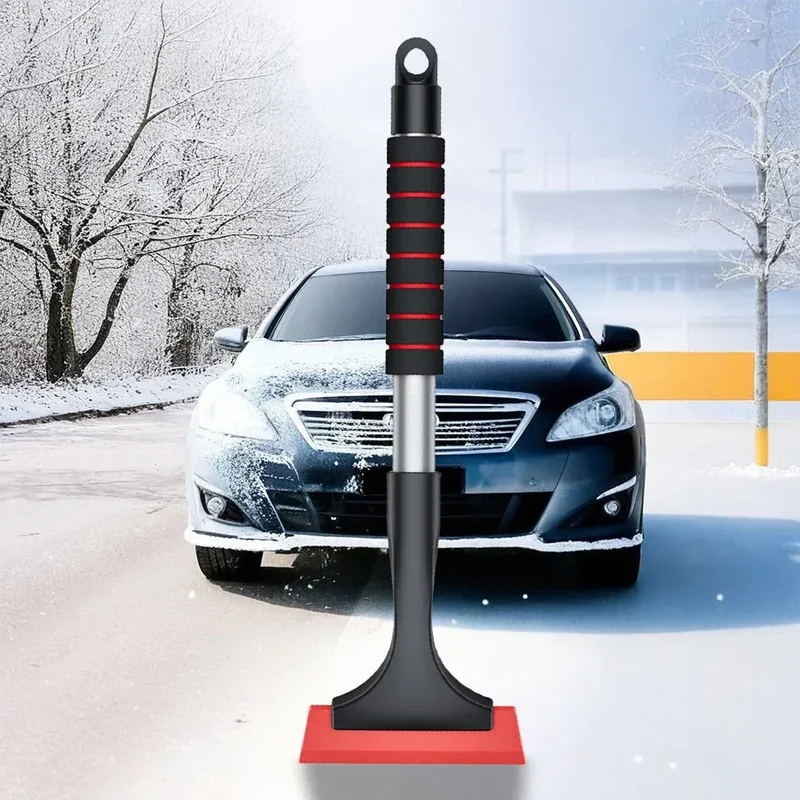 Car Snow Shovel With Sponge Handle Extendable Ice Scraper Defrosting Snow Removers Windshield Snow Remover Auto Cleaner Tools