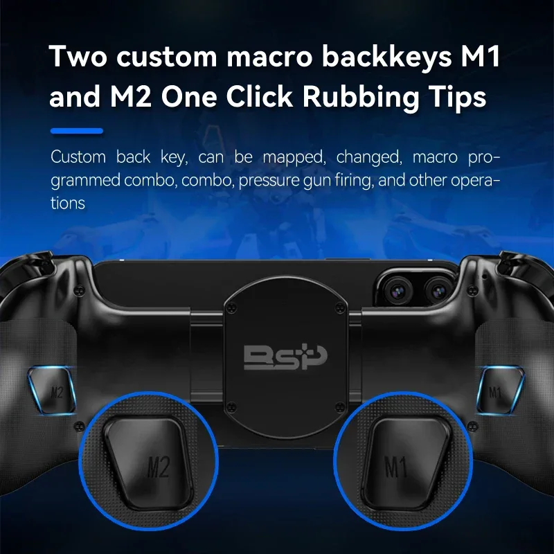 D11 Stretchable Game Controller Hall Trigger Supports Android Phone/Tablet/Switch/PC/iOS/XBOX Streaming Controller