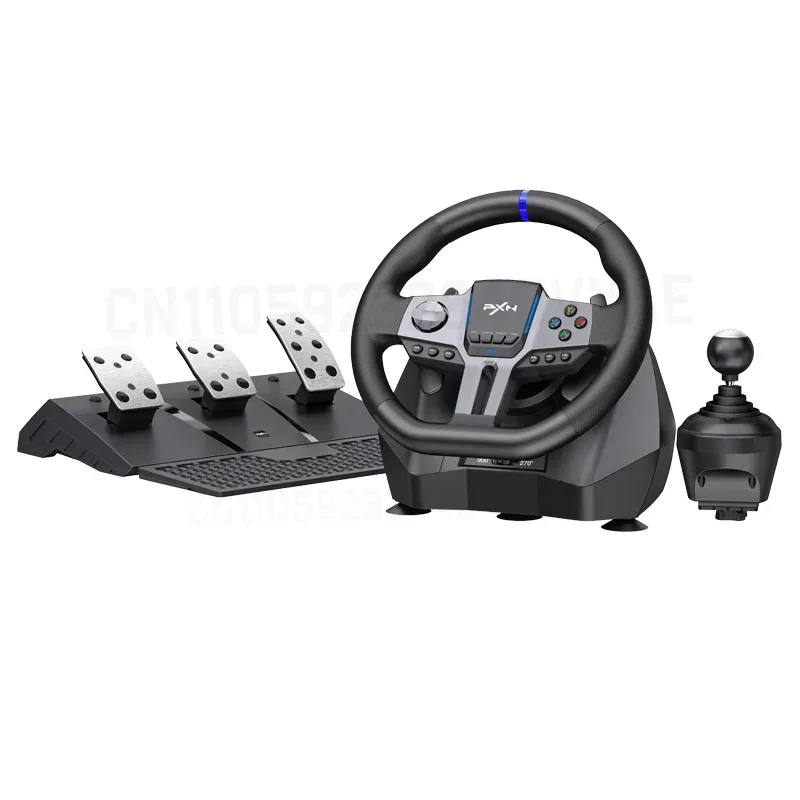 PXN V9 Gen2 Racing Steering Driving Wheel 270/ 900 Vibration Gaming Steering Wheel for PS4,PC,PS3,Xbox Series X|S, Xbox One