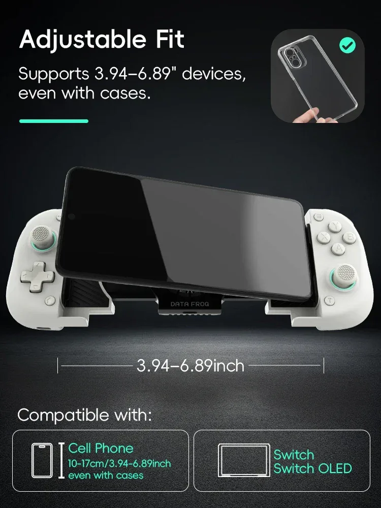DATA FROG X3 Wireless Controller for Android Game Controller for Samsung Galaxy for PUBG Mobile