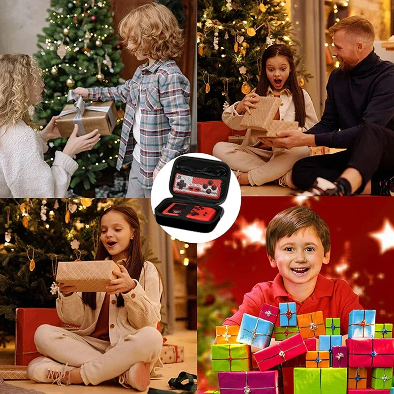 Built-in 400 FC Games with Portable Case 3.0 Inch LCD Screen Video Game Player Kids Boys Gift for Retro Handheld Game Console