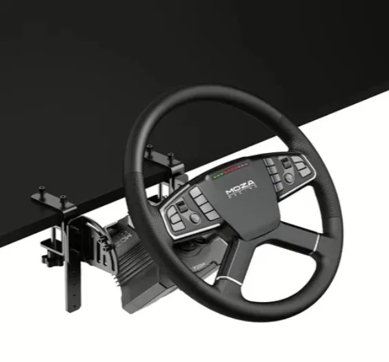 MOZA TSW Truck Wheel Bundle with R9 V3 base and SR-P pedals Euro Truck Simulator 2 (ETS) Steering Wheel