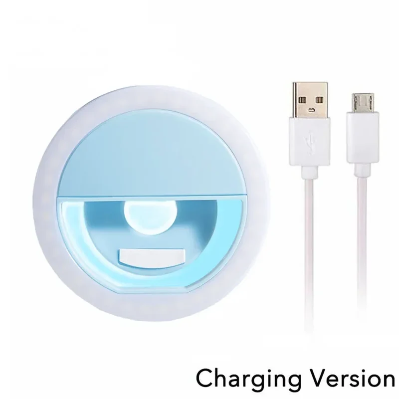 LED Selfie Fill Light USB Charge Led Selfie Ring Light Mobile Phone Live Broadcast Video LED Selfie Ring Lamp For All Smartphone