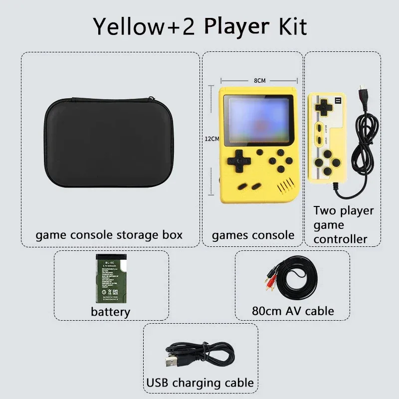 Built-in 500+ Classic games 5 inch arcade retro Console games console for Game boy Emulator TV Video Game Handheld Game Player