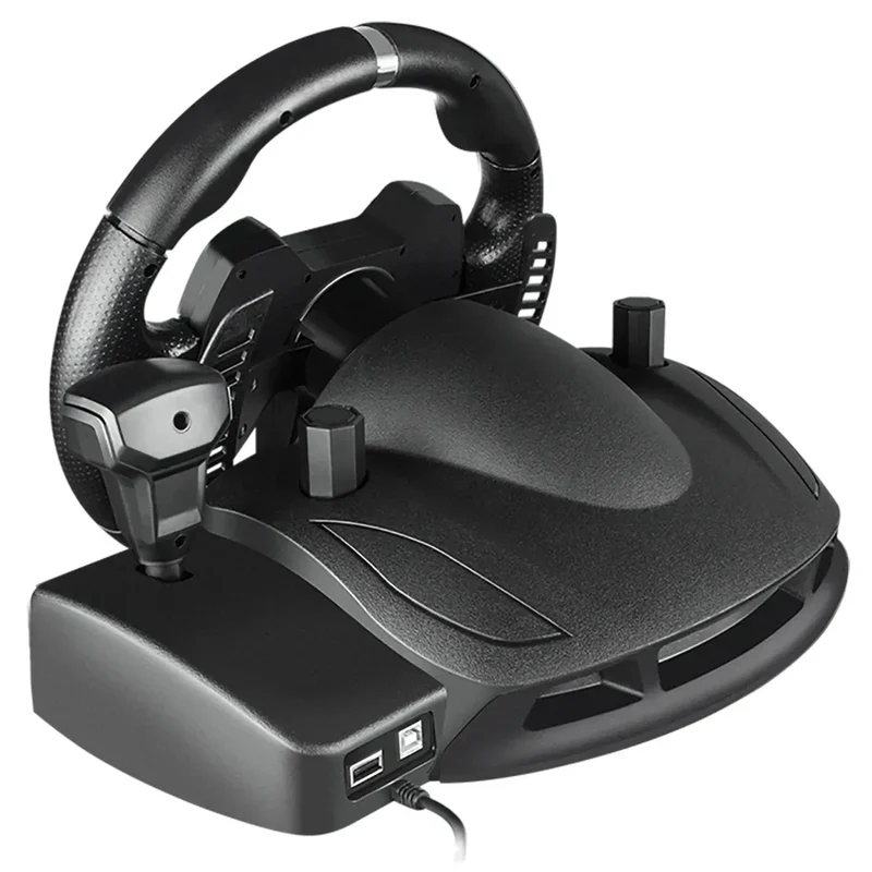 270 Degree Racing Steering Wheel Vibration Controller Game Simulation Racing Pedals for switch/xbox 360/one/pc/ps4/3/Android