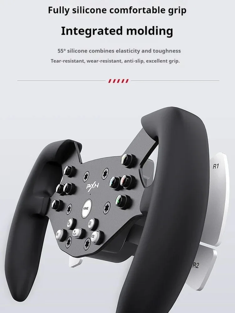 New PXN W V10-F Formula F1 Gaming Steering Wheel Racing Disk Adapted to V10/V10Pro Steering Wheel Racing Man Gifts pxn w v10-f
