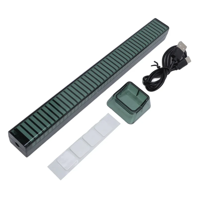 LED Ambient Light Bar RGB Music Light Sound Control Rhythm Sync LED Ambient Light Bar with Base Multiple Colors and Modes