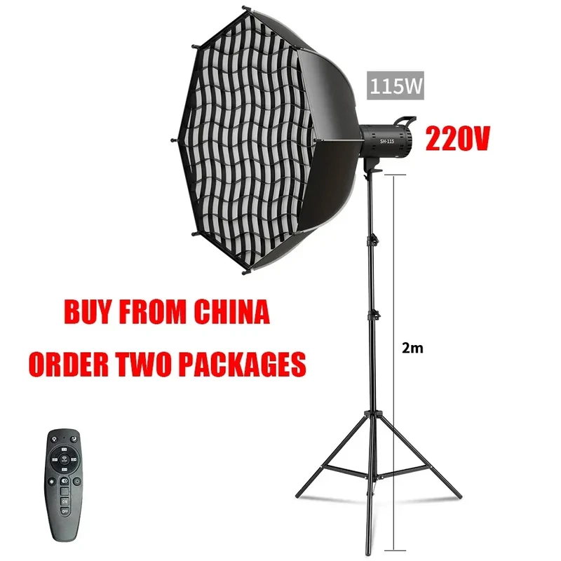 135W Photography LED Video Light Daylight-Balanced Sun Lamp for Portrait Flash Studio Accessories Youtube Live