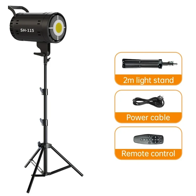 135W Photography LED Video Light Daylight-Balanced Sun Lamp for Portrait Flash Studio Accessories Youtube Live