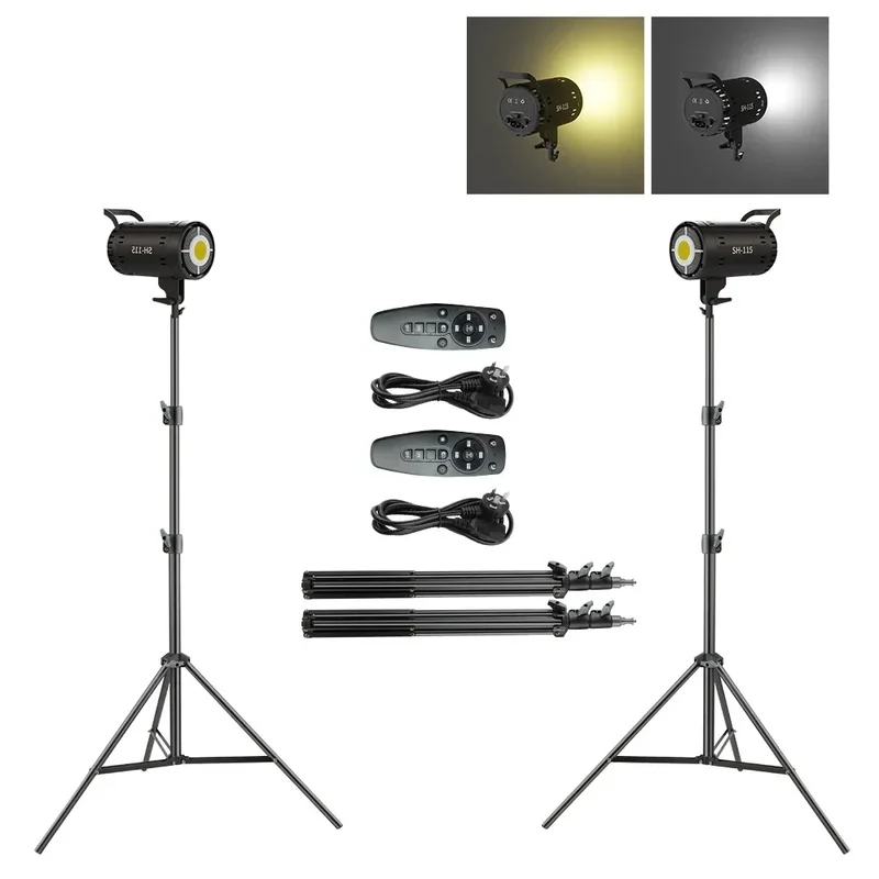 135W Photography LED Video Light Daylight-Balanced Sun Lamp for Portrait Flash Studio Accessories Youtube Live