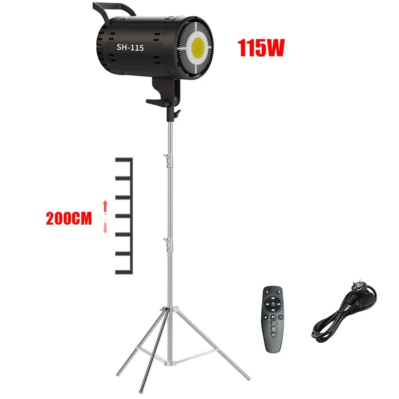 135W Photography LED Video Light Daylight-Balanced Sun Lamp for Portrait Flash Studio Accessories Youtube Live