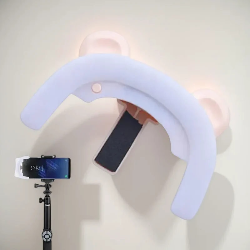 Adjustable LED Selfie Ring Light - USB Rechargeable 3 Mode Clip-On Fill Light