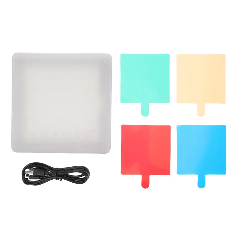 Portable Fill Light Sensitive Color Temperature High Brightness Touch Control LED Video Light Panel for Photography
