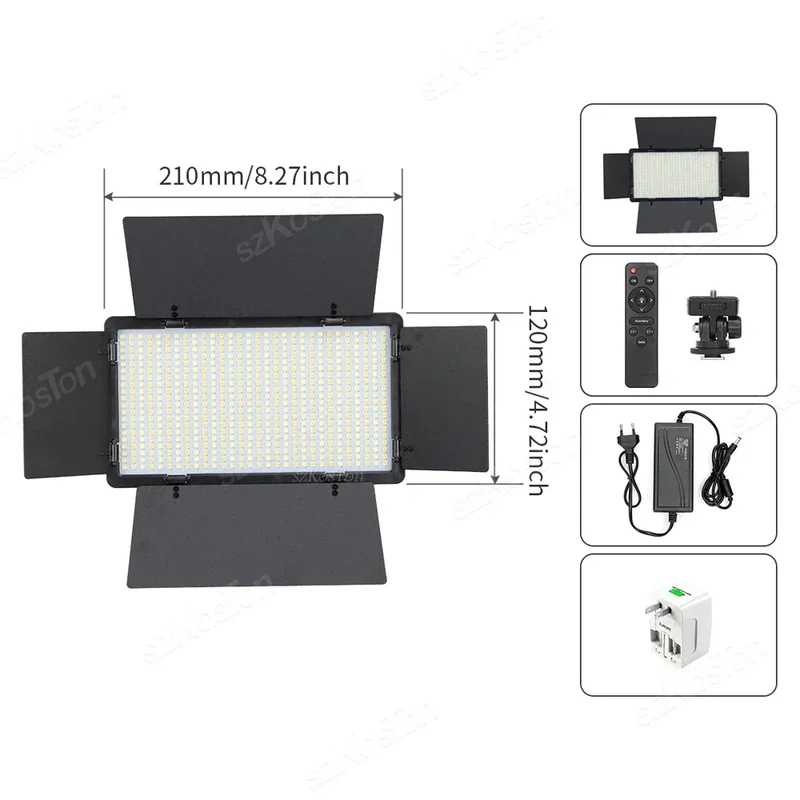 RGB Photography Video LED Fill Light Panel Photo Studio Lamp Kit For Video Recording Shoot Youtube Tiktok Live Streaming Lamp