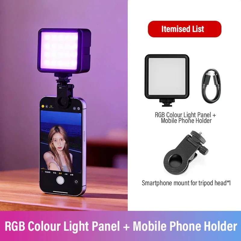 SOONPHO P5 LED RGB Video Light Professional Photographic Lighting 2500K-7000K Bi Color For Photo Studio Portable Lamp